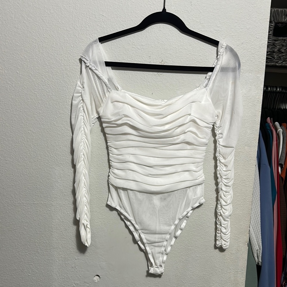 Princess Polly Ivory Long Sleeve Bodysuit